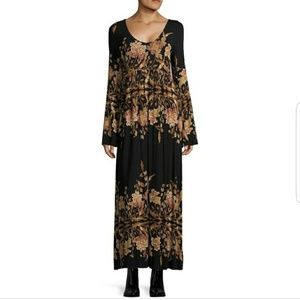 NWT Free People Bell Sleeve Maxi Dress